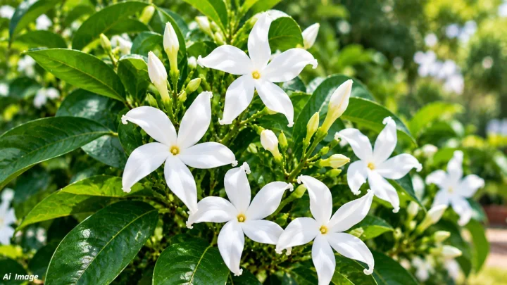 White Pinwheel Flower