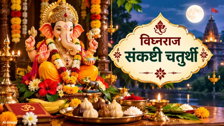 विघ्नराज संकष्टी चतुर्थी २०२६: गणपतीची पूजा, उपवास आणि चंद्रोदय वेळ