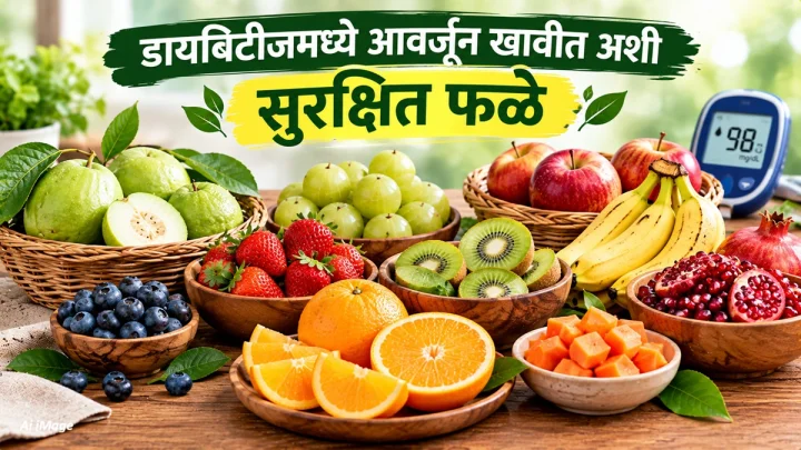 डायबिटीजमध्ये फळं खाणं खरंच धोकादायक? मग ही फळं नक्की खा; ब्लड शुगर राहील नियंत्रणात