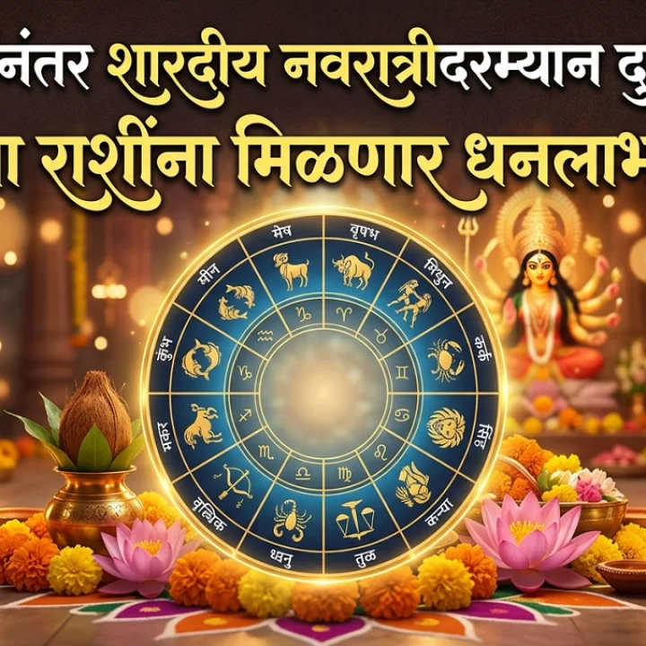 १०० वर्षांनंतर शारदीय नवरात्रीदरम्यान एक दुर्मिळ खगोलीय योग; या ७ राशींना मिळणार धनलाभ