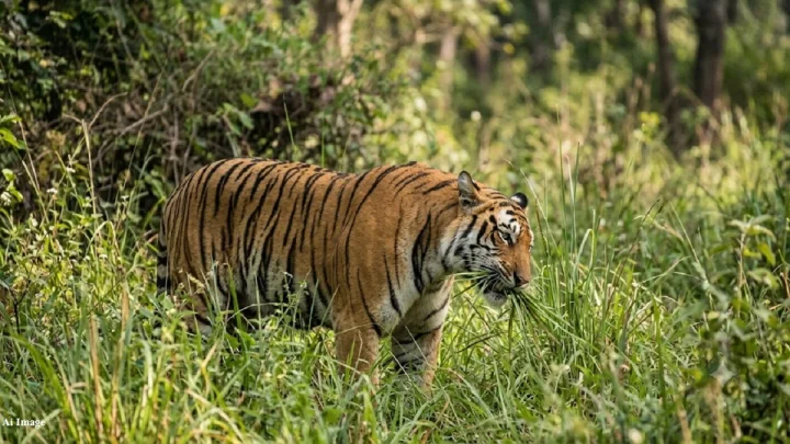 मांसाहारी प्राणीसुद्धा गवत खातात! हा छंद नाही, तर स्वतःच्या आरोग्यासाठी एक गरज; वाचा