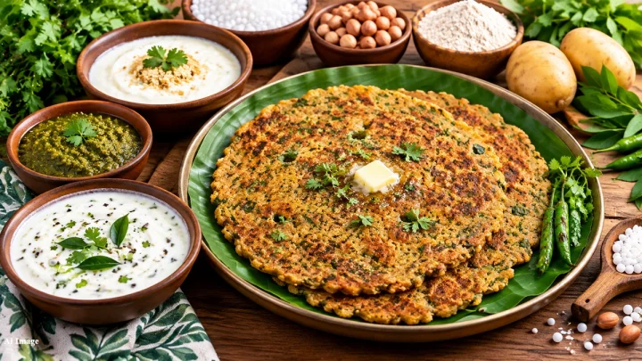 फक्त १० मिनिटांत तयार होणारी उपवासाची थालीपीठे; कमी साहित्यात चवदार नाश्ता
