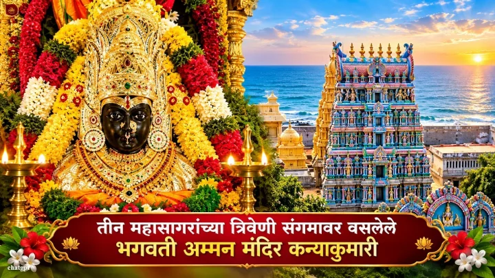 कन्याकुमारीच्या भगवती अम्मन मंदिराचे वैशिष्ट्य काय? तीन समुद्रांच्या संगमाजवळील देवीदर्शन