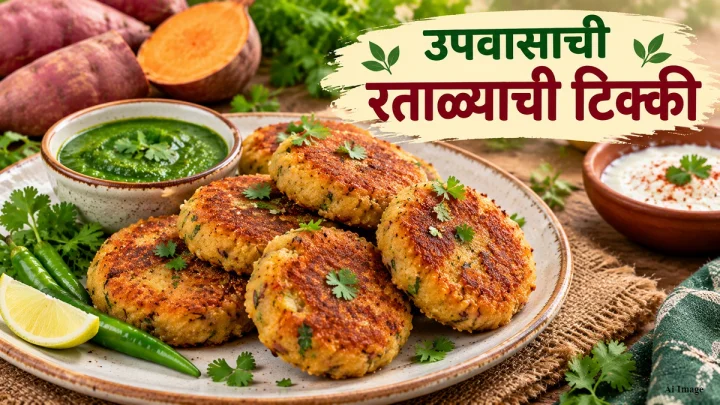 बटाट्याचा कंटाळा आला असेल तर उपवासासाठी बनवा रताळ्याच्या कुरकुरीत टिक्की; चवीला अप्रतिम