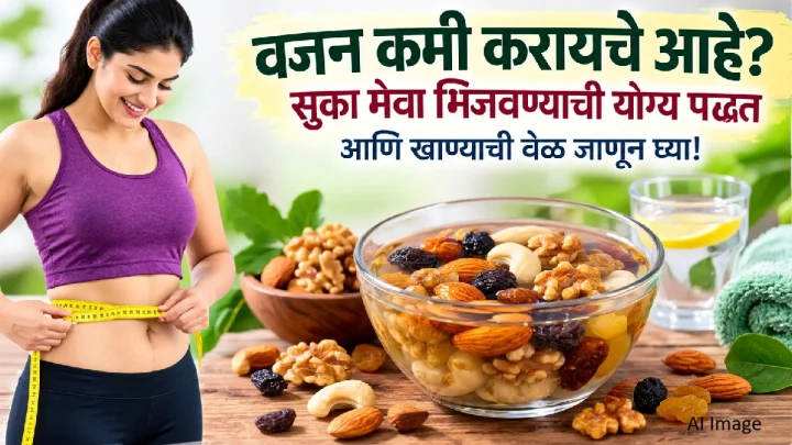 वजन घटवण्यासाठी सुका मेवा कसा भिजवावा? जाणून घ्या योग्य पद्धत