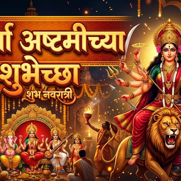 Durga Ashtami 2026 Wishes in Marathi