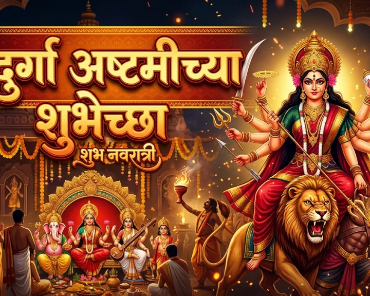 Durga Ashtami 2026 Wishes in Marathi