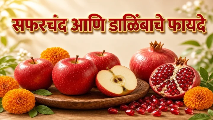 नवरात्रीच्या उपवासात सफरचंद आणि डाळिंब खाण्याचे फायदे; शरीराला मिळतील ‘हे’ आरोग्यदायी लाभ!