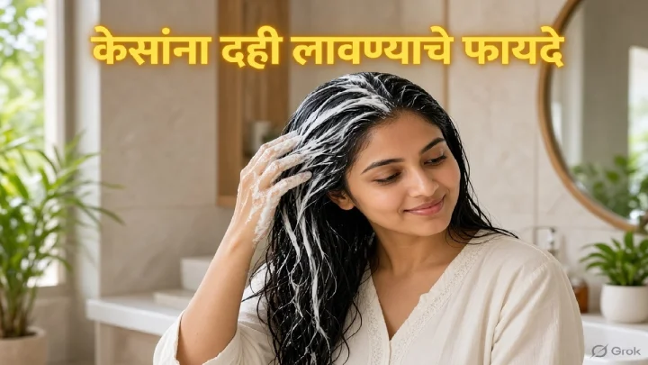 केसांना दही लावण्याचे फायदे जाणून घ्या; केस होतील मऊ, मजबूत आणि चमकदार!