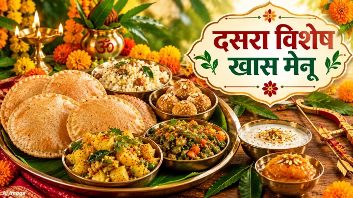 दसऱ्याच्या जेवणात काय बनवावे? बटाट्याची भाजी, पुरी आणि गोड पदार्थांचा खास मेन्यू