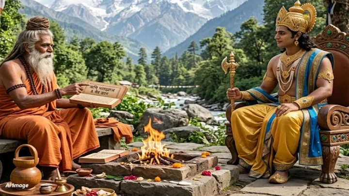 ज्ञान अनंत आहे त्याला सीमा नाही; पौराणिक कथा भारद्वाज ऋषी आणि देवराज इंद्रची