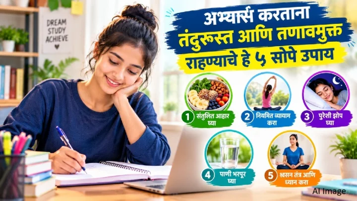 अभ्यास करताना तंदुरुस्त आणि तणावमुक्त राहण्याचे हे ५ सोपे उपाय मदत करतील