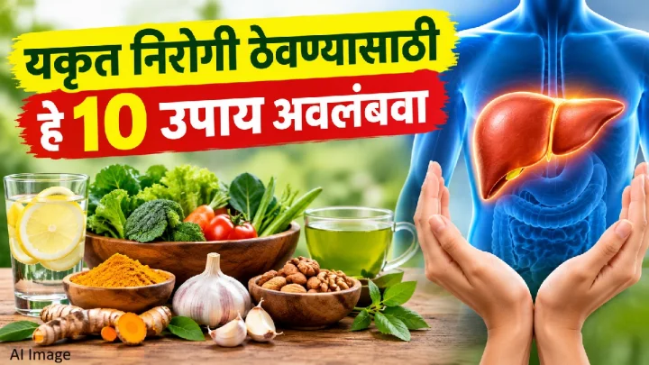 यकृत निरोगी ठेवायचे आहे? आजपासूनच अवलंबवा हे १० सोपे उपाय!