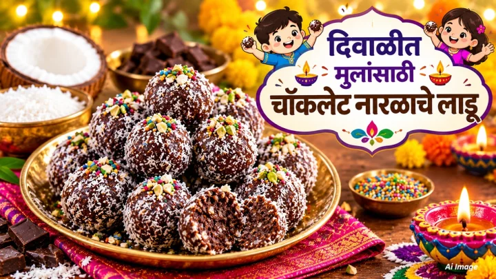 Chocolate Coconut Ladoo