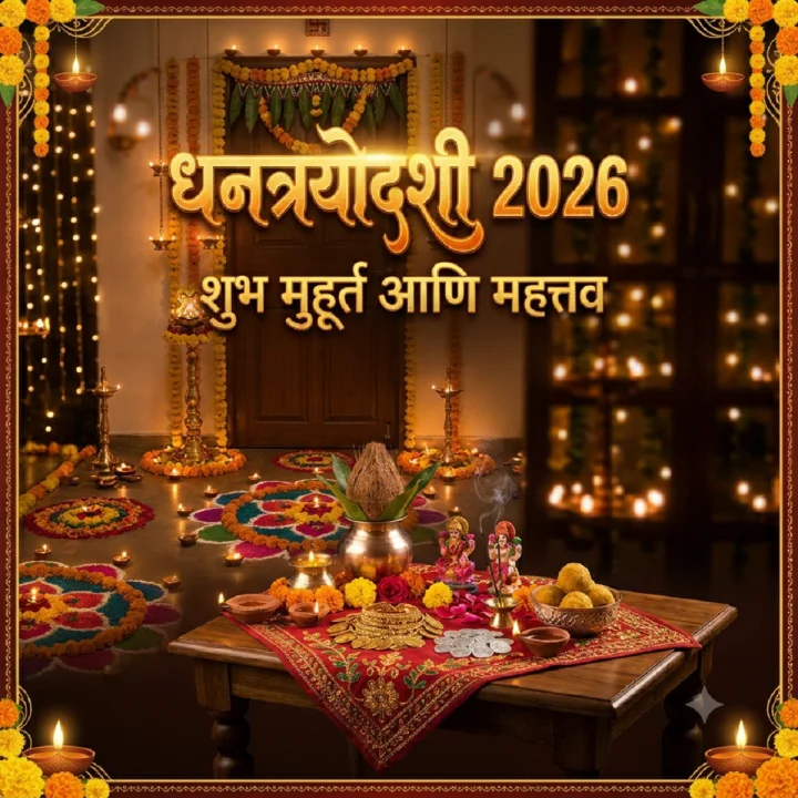 Dhanteras 2026 धनत्रयोदशी कधी ? योग्य तारीख, पूजेची शुभ वेळ आणि सोने-चांदी खरेदी करण्याचे महत्त्व जाणून घ्या