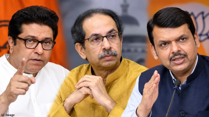 आधी बंद दाराआड गुप्त बैठक! मग दोन्ही ठाकरे बंधू मुख्यमंत्री फडणवीस यांच्यासोबत मंचावर दिसले