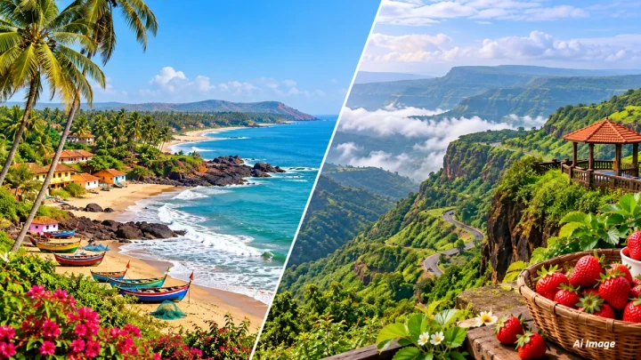 दिवाळीच्या सुट्टीत कोकण की महाबळेश्वर? बजेट, प्रवास आणि अनुभवांची तुलना