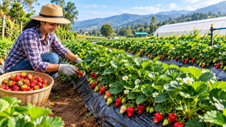 Cultivation of strawberry