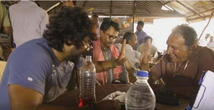 படப்பிடிப்பில் போதையில் தள்ளாடிய நடிகர் மாதவன் : வீடியோ