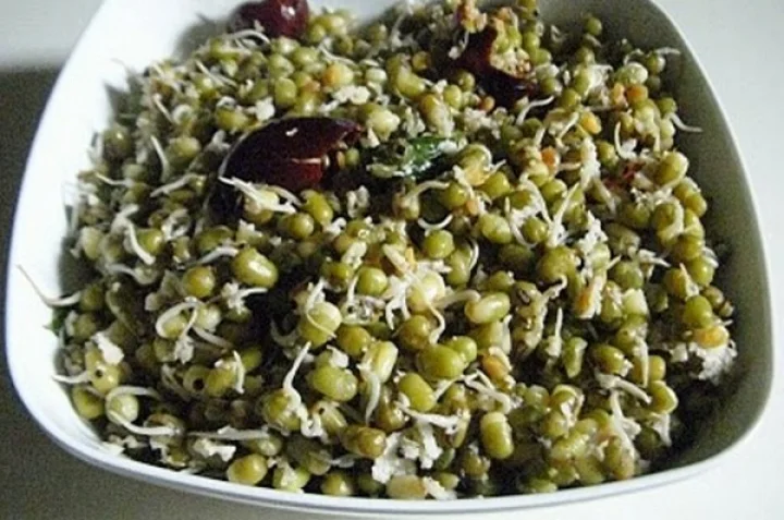 ஆரோக்கியம் தரும் முளைக்கட்டிய பச்சை பயிறு சுண்டல்