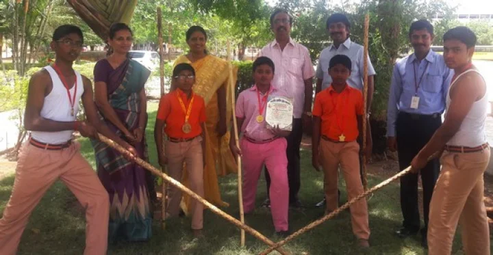 தேசிய சிலம்பம் போட்டியில் பரணிபார்க் கல்வி குழும மாணவர்கள் முதலிடம்