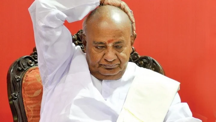 காவிரி நதிநீர் பங்கீடு பிரச்சினை: தேவகவுடா காலவரையற்ற உண்ணாவிரதம்