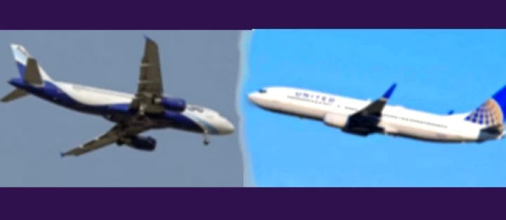 நேருக்கு நேர் நடுவானில் விமானங்கள்: அலறிய பயணிகள்