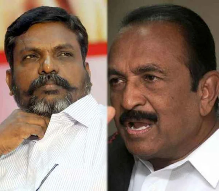 பிரிந்து சென்ற வைகோ: என்ன சொல்கிறார் திருமாவளவன்?