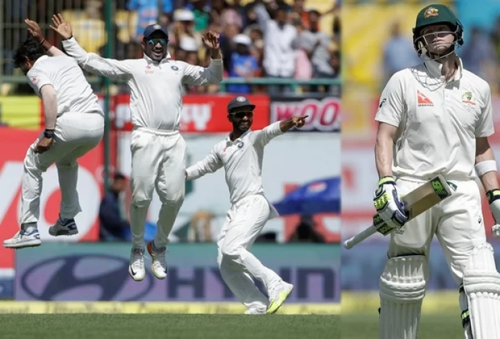 137 ரன்னில் சுருண்டது ஆஸி. : இந்தியா அபார பந்துவீச்சு!