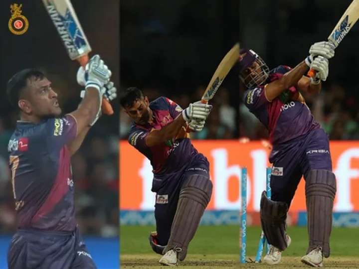 மைதானத்துக்கு வெளியே பந்தை பறக்க விட்ட தோனி: 110 மீட்டர் சிக்ஸர் விளாசல் (வீடியோ இணைப்பு)