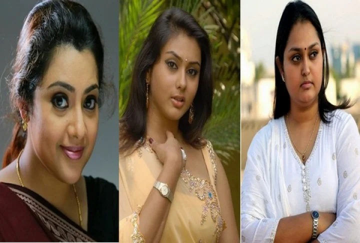 ரஜினி கட்சியில் இணைய உள்ள  மீனா, நமீதா, விந்தியா?