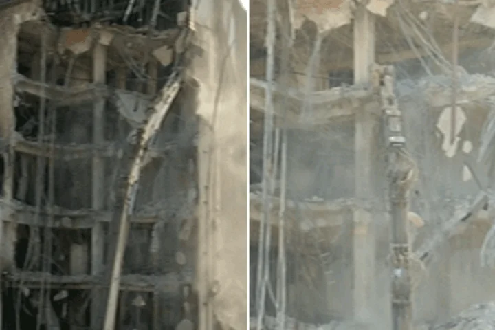 சென்னை சில்க்ஸ் கட்டிடம் இடிப்பு பணி - ஒருவர் உயிரிழப்பு