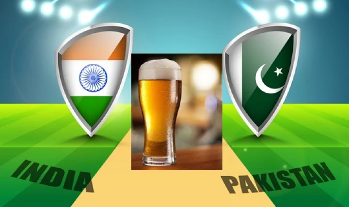 இந்தியா - பாகிஸ்தான் போட்டியை முன்னிட்டு இலவச பீர்