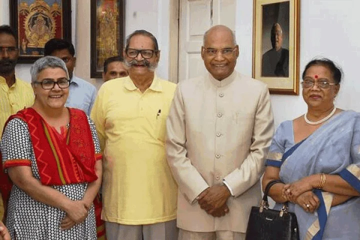 வேட்பாளர் பெயர் அறிவிக்கப்பட்டதும் சின்ன வீட்டில் இருந்து பெரிய வீட்டிற்கு மாறிய ராம்நாத் கோவிந்த்