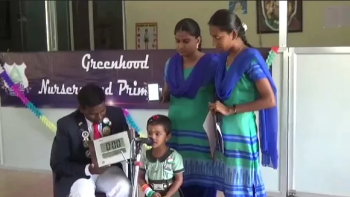 கலாம் நினைவு நாள் - 108 ஆத்திச்சூடியை 3 நிமிடத்தில் கூறி சாதனை செய்த சிறுமி - வீடியோ