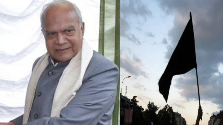 ஆளுநருக்கு எதிர்ப்பு தெரிவித்து திமுகவினர் கருப்புக் கொடி காட்டும் போராட்டம்!