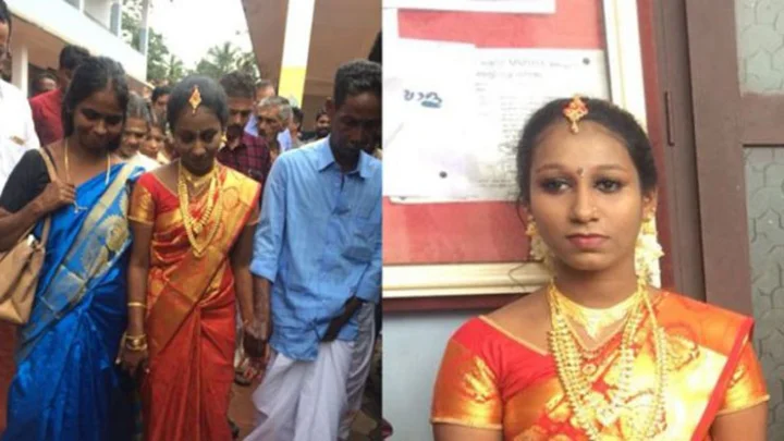 நிவாரண முகாமில் நடந்த திருமணம்: மணமக்களுக்கு குவிந்த வாழ்த்துக்கள்