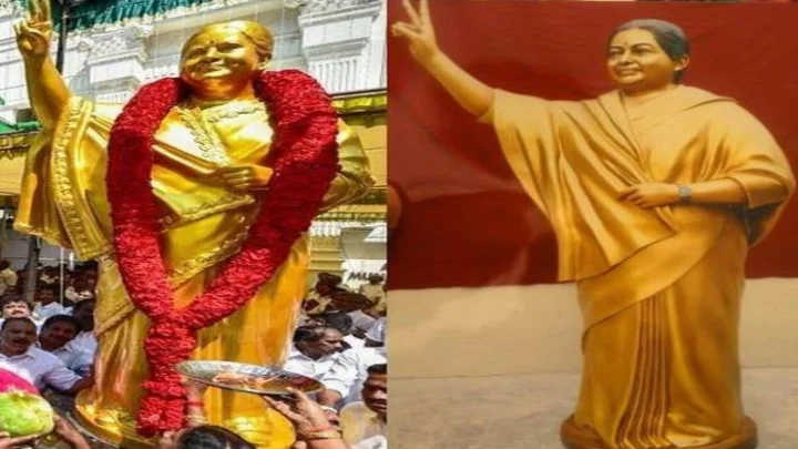 Jayalalitha statue
