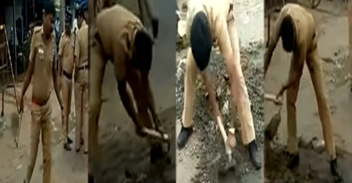 திமிரு பிடிச்சவன் படத்தைப் பார்த்து போலீஸ்காரர் செய்த வேலை