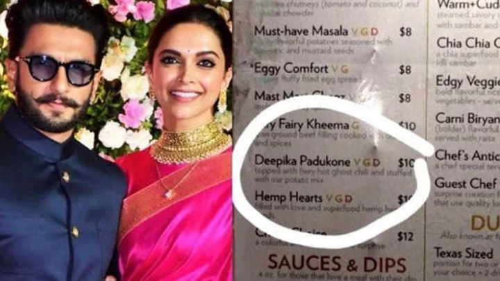 அமெரிக்க ஓட்டல் மெனுவில் தீபிகா படுகோனே தோசை: புத்தாண்டில் அறிமுகம்