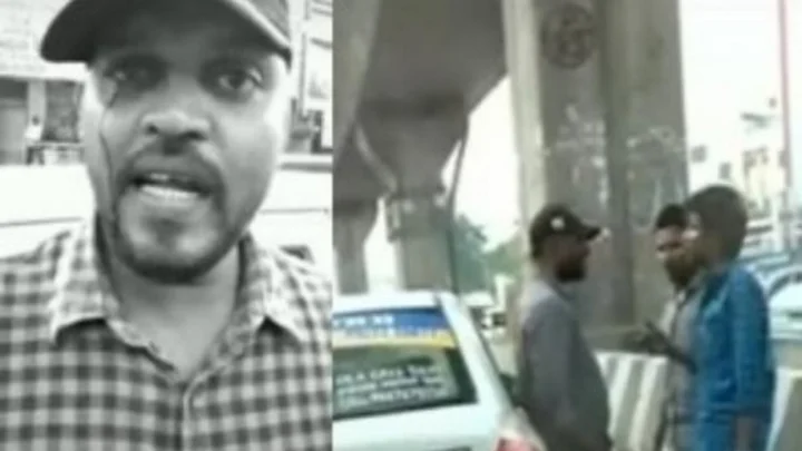 நடு ரோட்டில் டாக்ஸி டிரைவரிடம் வாக்குவாதம் – சென்னையில் நடந்த வழிப்பறி !