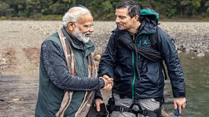 பியர் கிரில்ஸுக்கு எப்படி ஹிந்தி தெரிந்தது??.. சந்தேகத்திற்கு விளக்கமளித்த மோடி