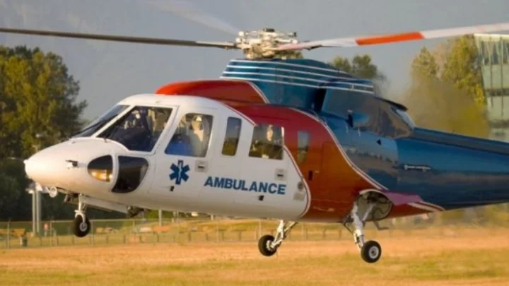 Helicopter ambulance service