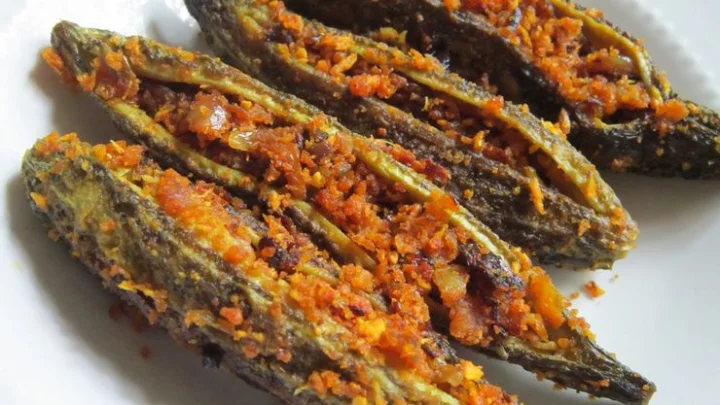 Stuffed bitter gourd