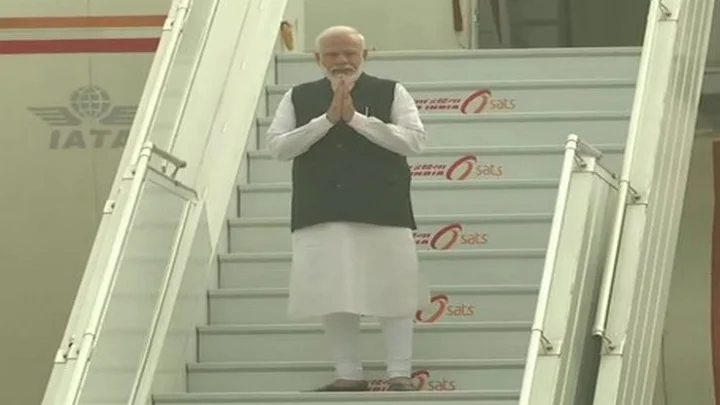 பிரிக்ஸ் மாநாட்டுக்கு புறப்பட்டார் மோடி..