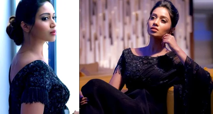 வுமன் இன் பிளாக் - நிவேதா பெத்துராஜின் போட்டோ கலெக்ஷன்!