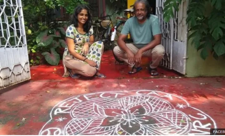 கோபாலபுரம் தொடங்கி கன்னியாகுமரி வரை: ட்விட்டரில் ட்ரெண்டாகும் வேண்டாம் CAA - NRC கோலம்