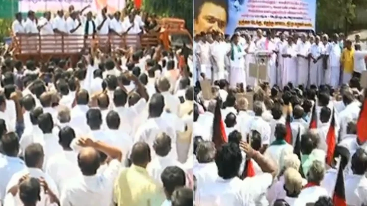 ஹைட்ரோகார்பன் திட்டத்தை எதிர்த்து திமுக கண்டன ஆர்ப்பாட்டம்..