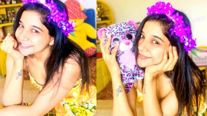 பேபி டால்..... சாக்ஷி அகர்வாலின் செம கியூட் எக்ஸ்பிரஷன்ஸ்!