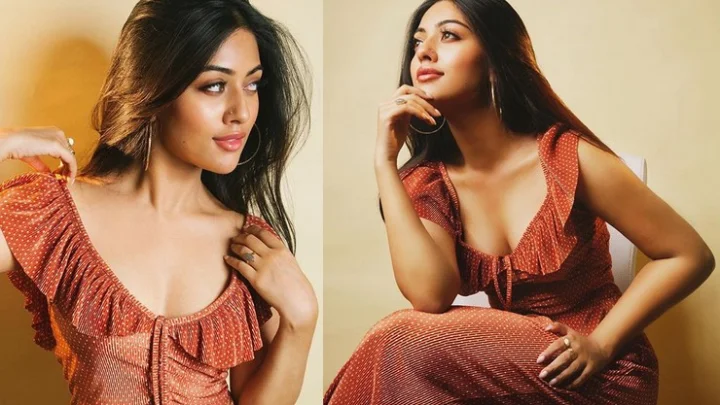 அழகு சும்மா அள்ளுது... ஒட்டுமொத்த ரசிகர்களையும் கவர்ந்த நடிகை அனு இம்மானுவேல்...!